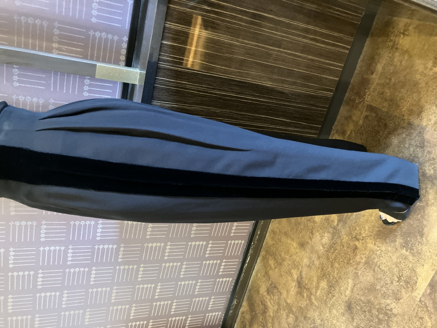 Valentino Garavani Pants Black Side Stripe Size 42 Italy Women's Trousers