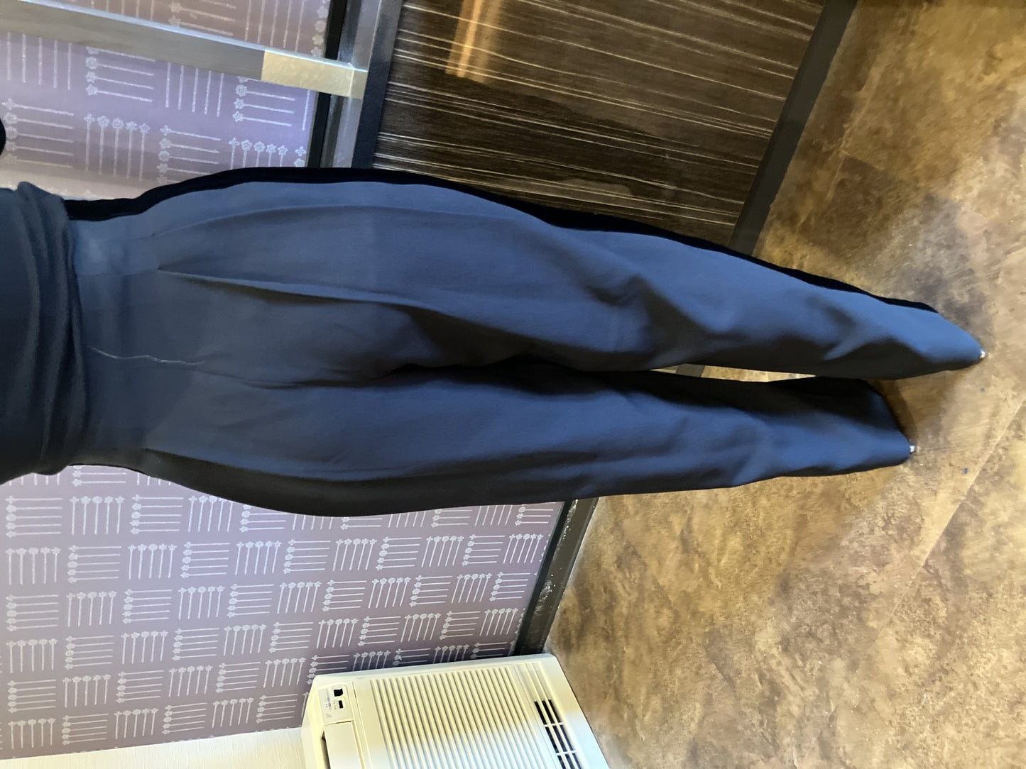 Valentino Garavani Pants Black Side Stripe Size 42 Italy Women's Trousers