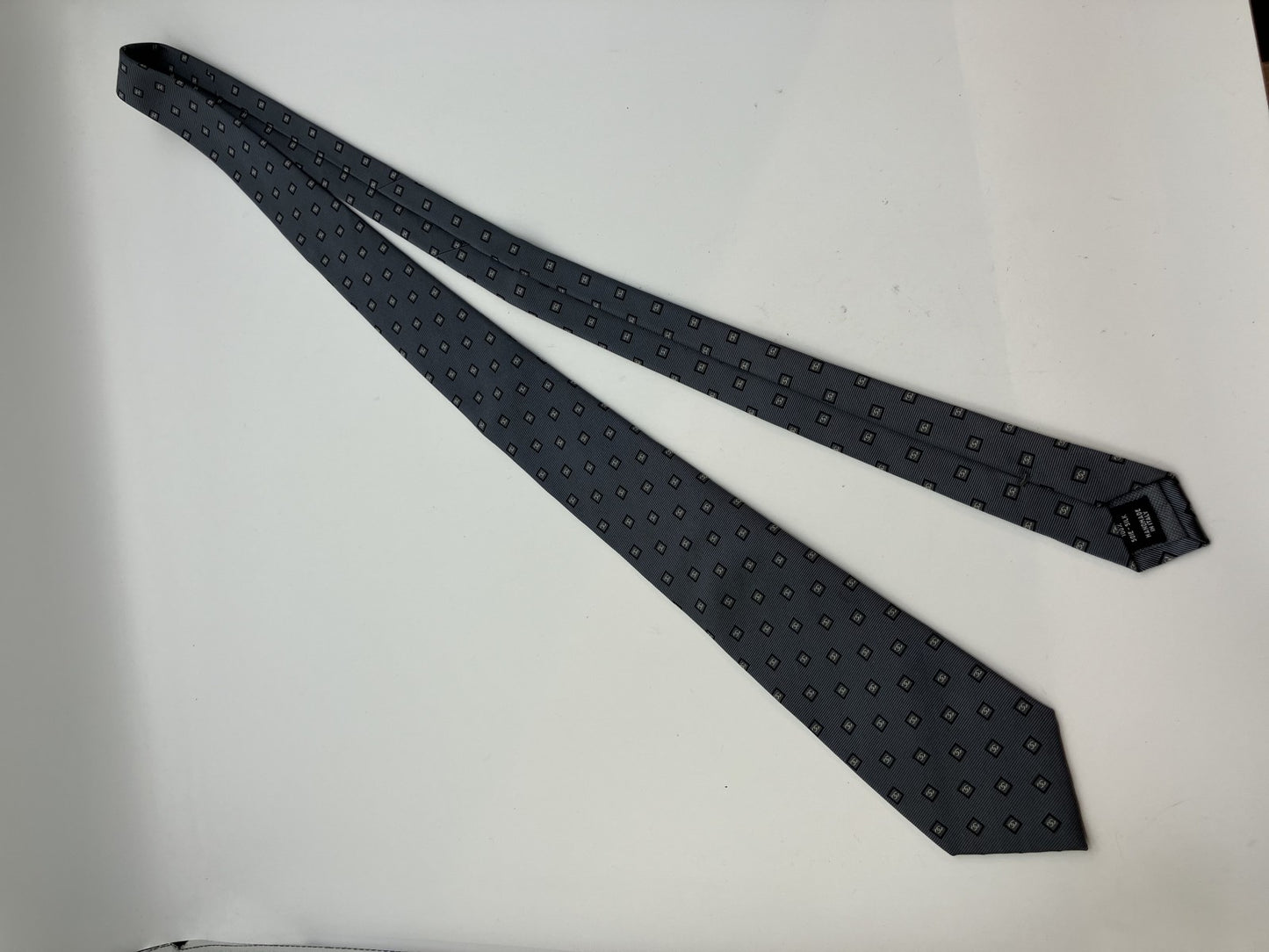 CHANEL Tie - Gray - 8 cm (3.14 inch) Wide -