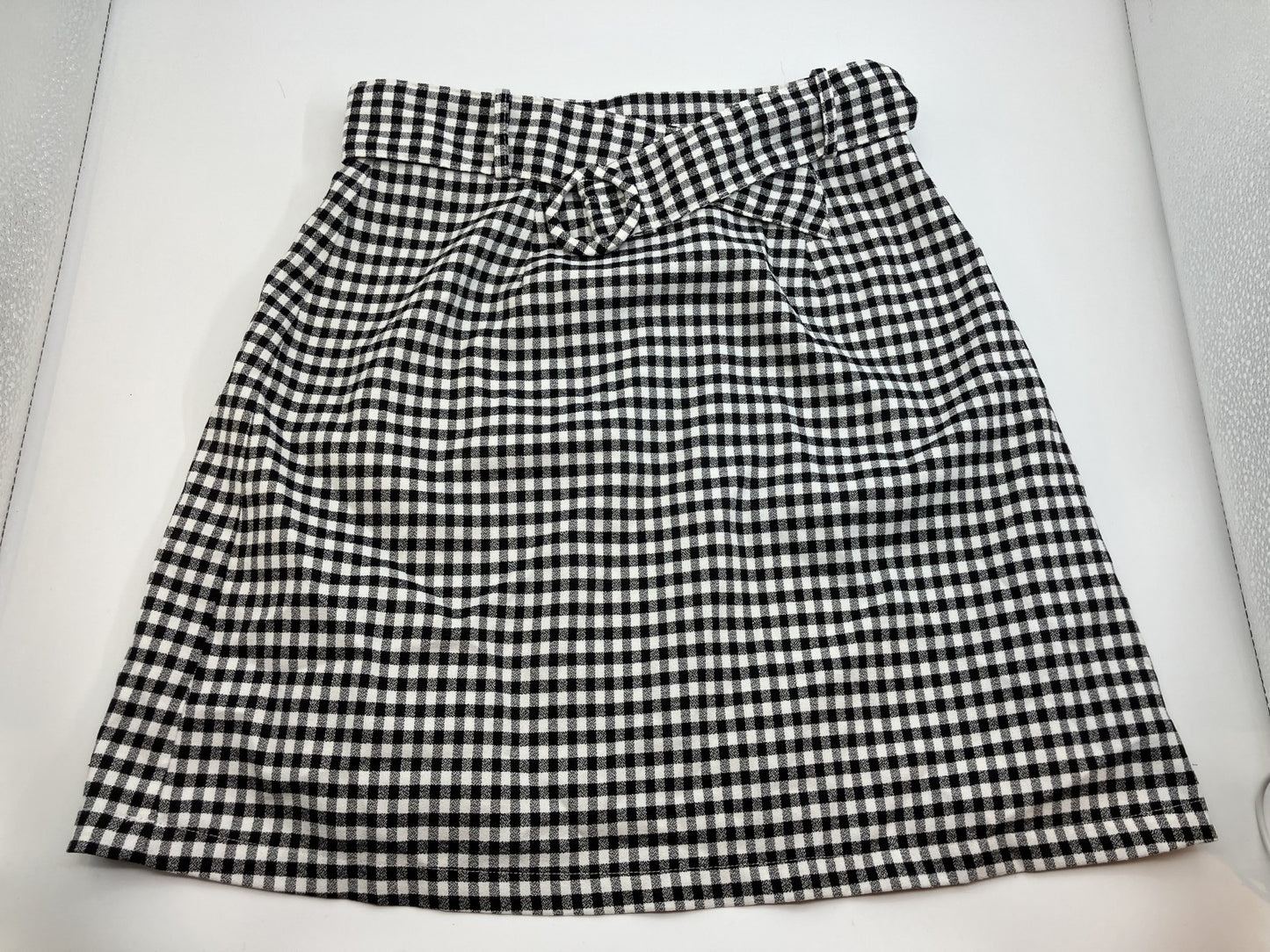 [Beautiful item] SHEIN top and gingham skirt, set-up style, 2-piece set, M-L size,
