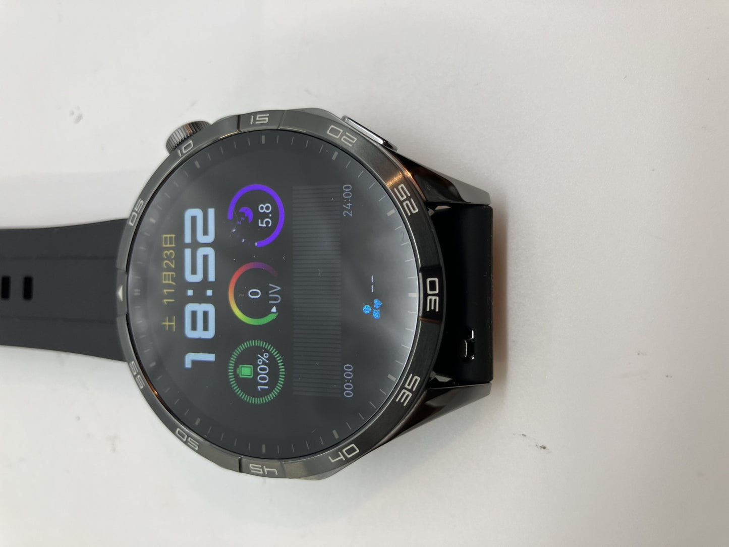 HUAWEI ファーウェイ GT4 スマートウォッチ ケース47ｍｍ（1.85インチ）箱充電器 取扱説明書付 ブラック 送料無料