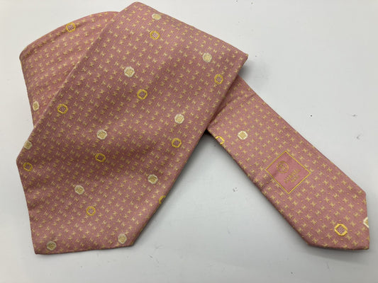 CHANEL Tie - 9.5 cm (3.74 inch) Wide - Pink -