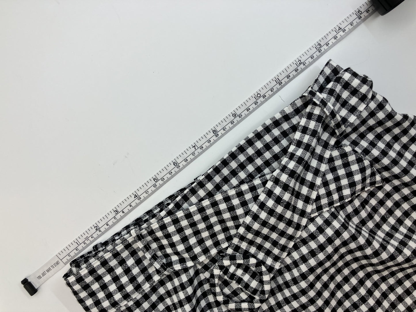 [Beautiful item] SHEIN top and gingham skirt, set-up style, 2-piece set, M-L size,