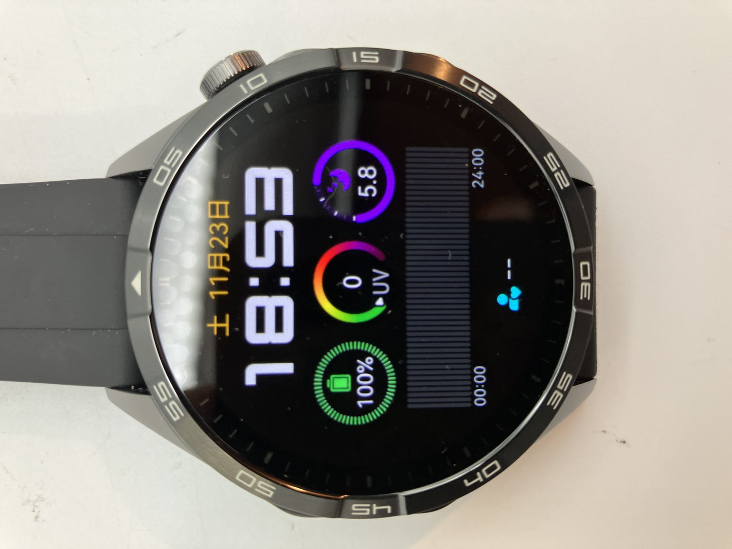 HUAWEI ファーウェイ GT4 スマートウォッチ ケース47ｍｍ（1.85インチ）箱充電器 取扱説明書付 ブラック 送料無料