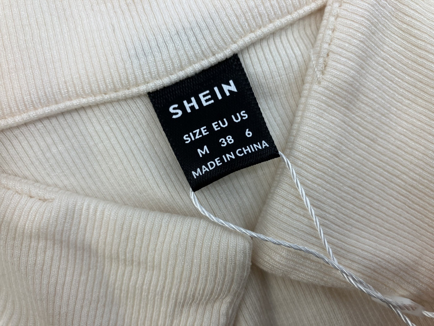 [Beautiful item] SHEIN top and gingham skirt, set-up style, 2-piece set, M-L size,