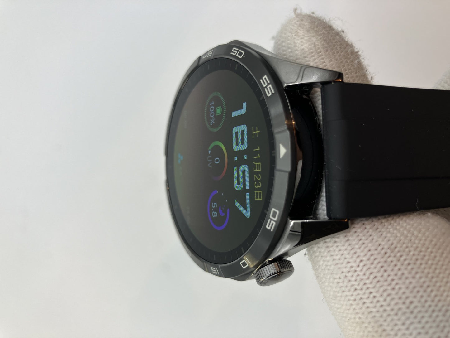 HUAWEI ファーウェイ GT4 スマートウォッチ ケース47ｍｍ（1.85インチ）箱充電器 取扱説明書付 ブラック 送料無料