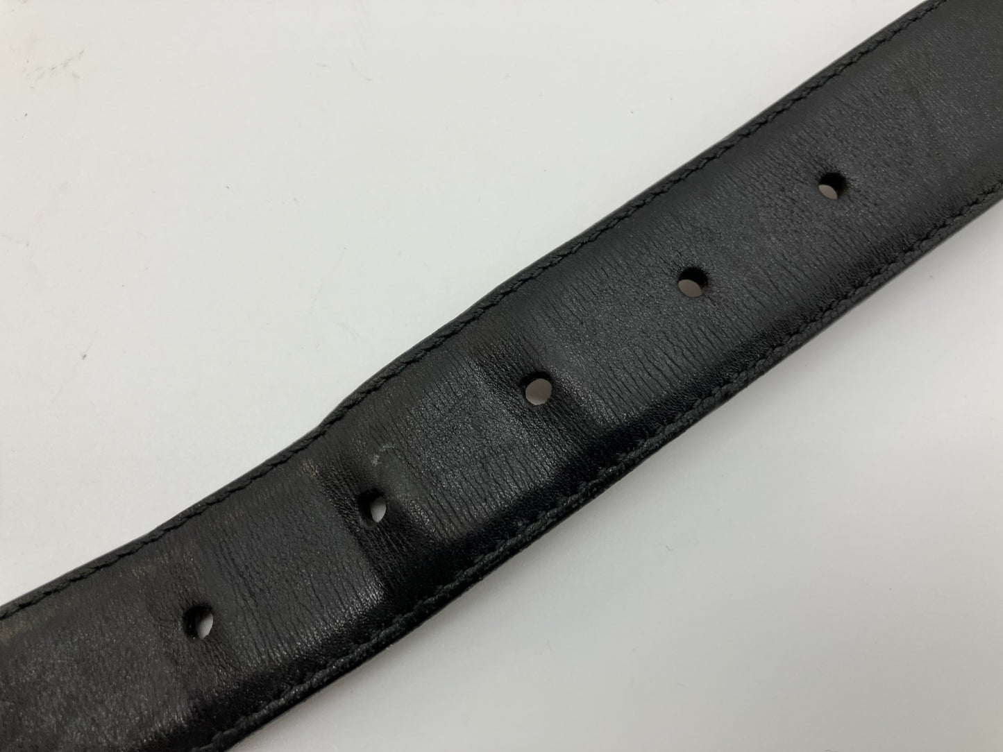 Guccissima Belt Length 107 cm (42.13 inch) Width 3 cm (1.18 inch) 256827 525040 Black