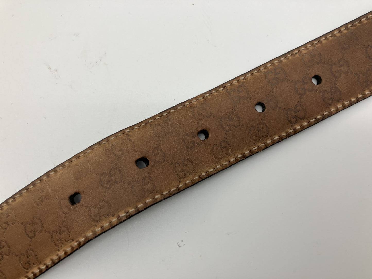 Guccissima Belt Length 107 cm (42.13 inch) Width 3 cm (1.18 inch) 256827 525040 Black