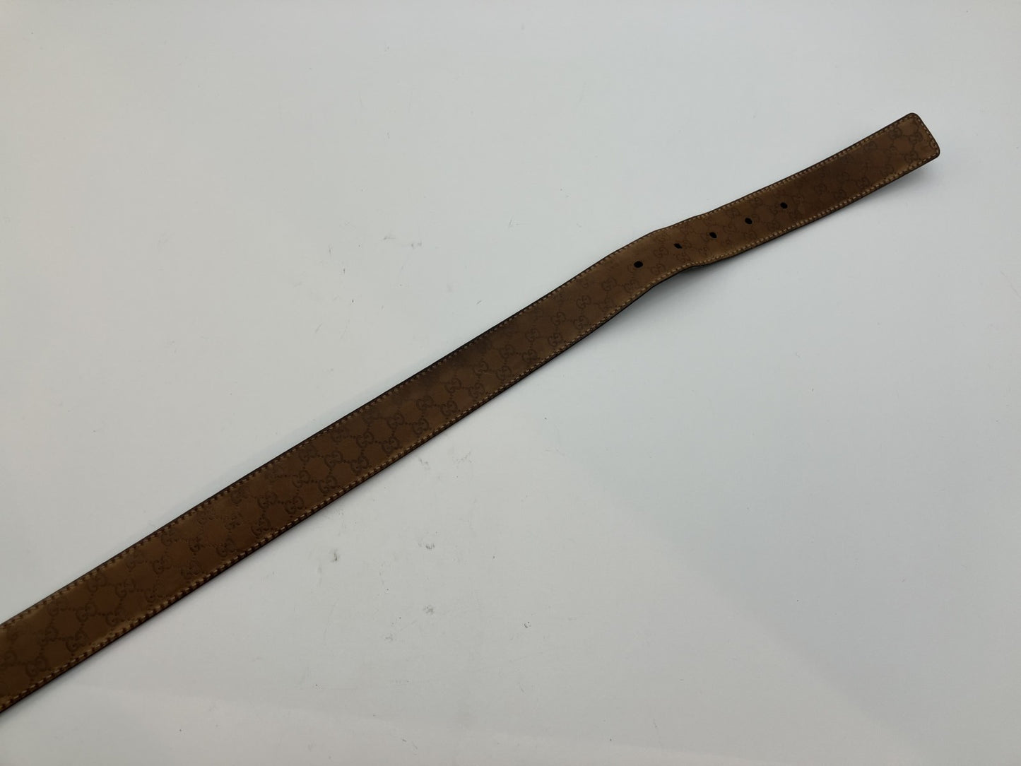 Guccissima Belt Length 107 cm (42.13 inch) Width 3 cm (1.18 inch) 256827 525040 Black