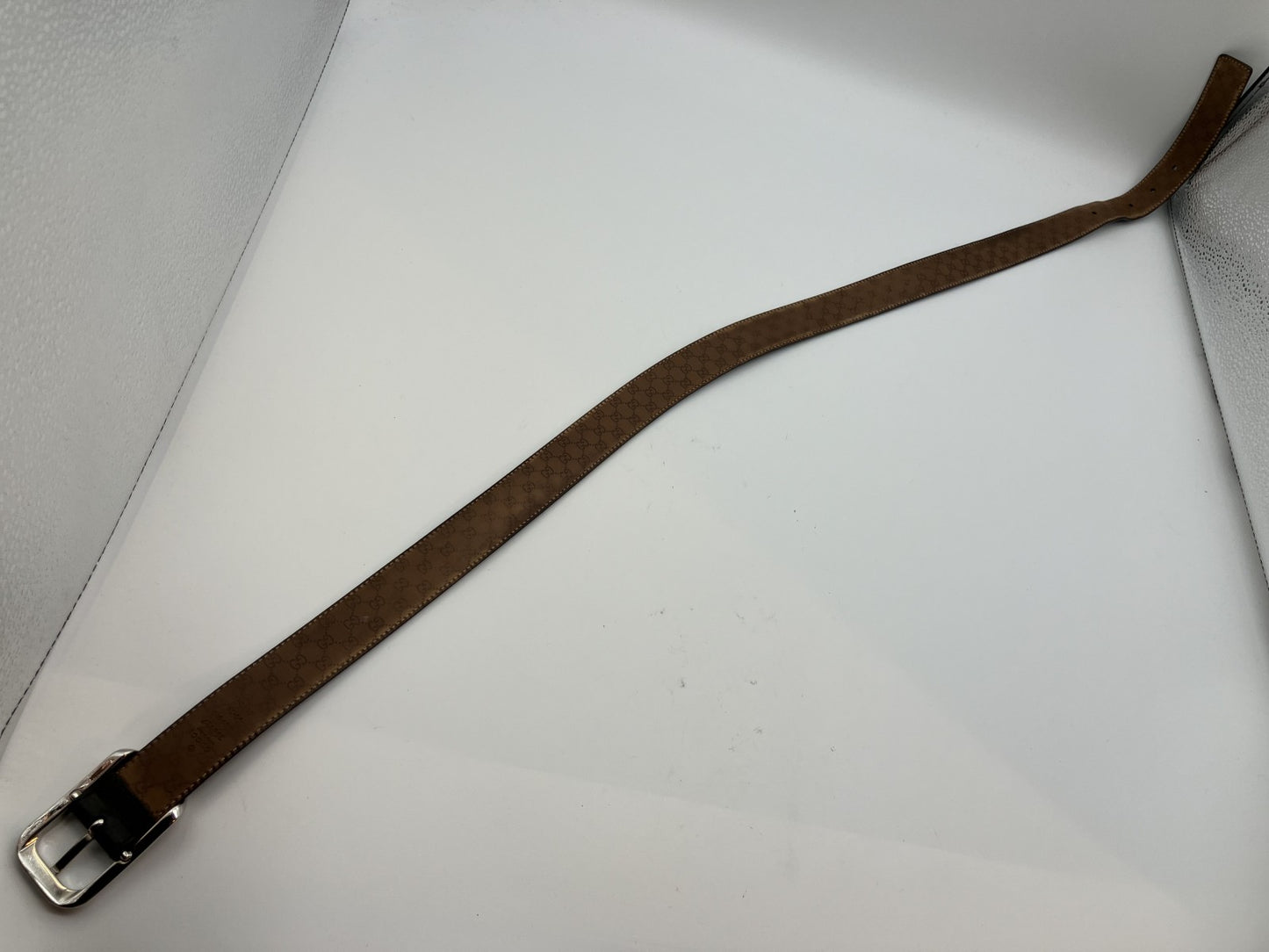 Guccissima Belt Length 107 cm (42.13 inch) Width 3 cm (1.18 inch) 256827 525040 Black