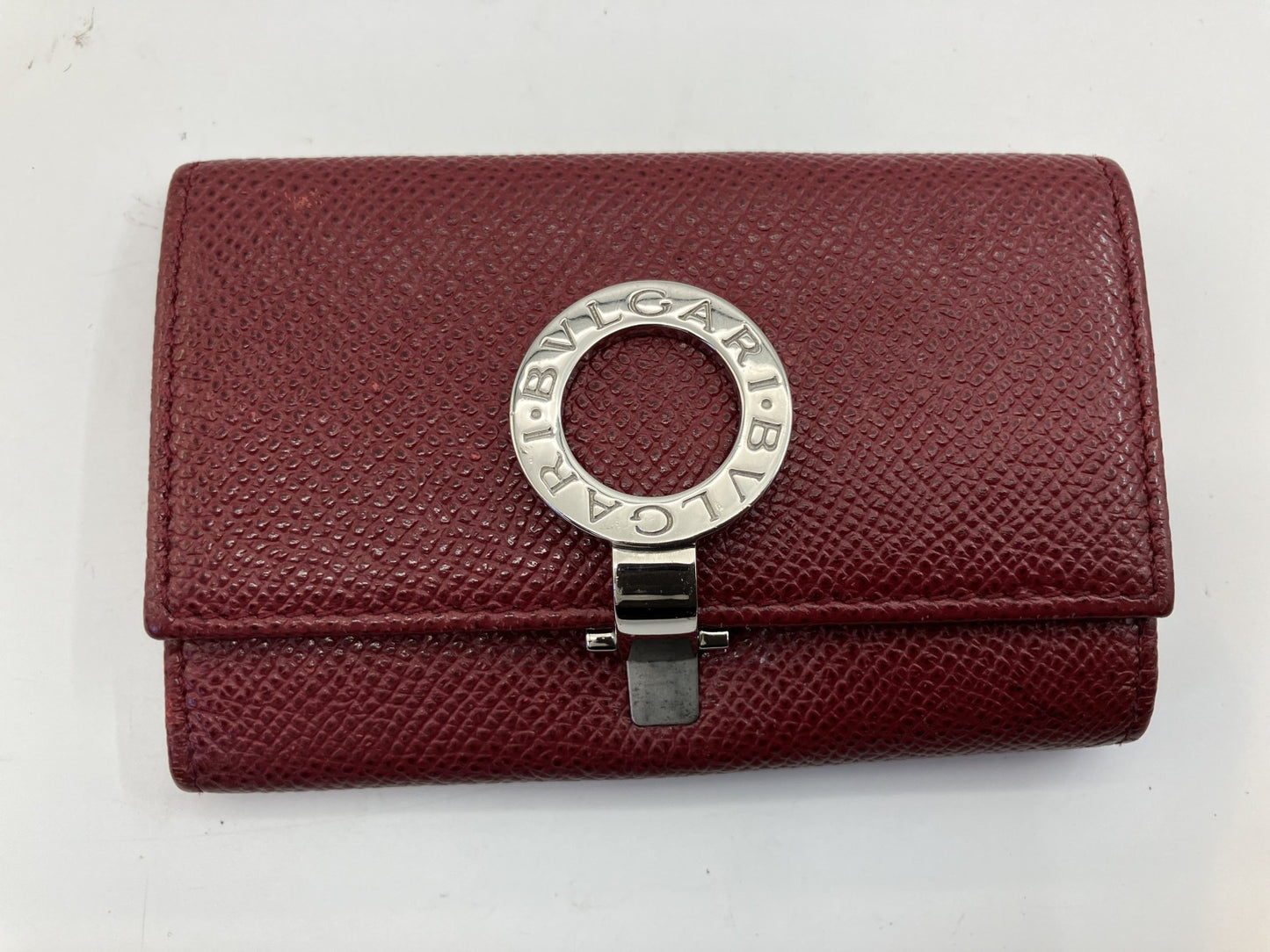 BVLGARI 6-Hook Key Case - Red -