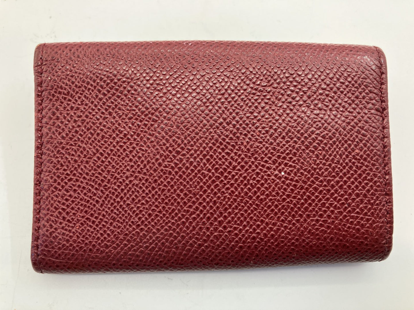 BVLGARI 6-Hook Key Case - Red -