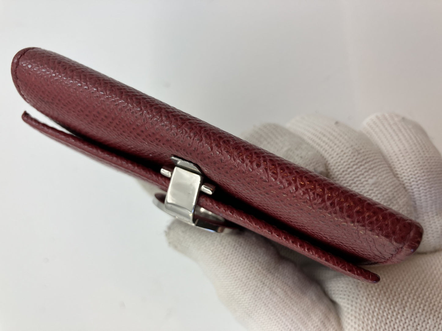 BVLGARI 6-Hook Key Case - Red -