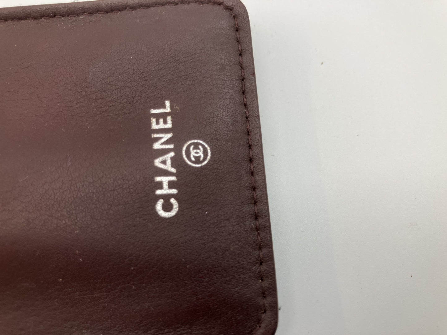 Chanel Phone Case Black Caviar Skin 12.8×6.8×1.5cm Quilted Leather with Serial Sticker Made in France