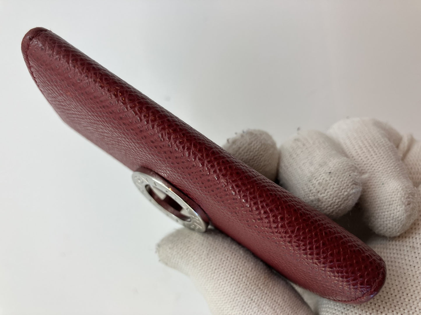 BVLGARI 6-Hook Key Case - Red -