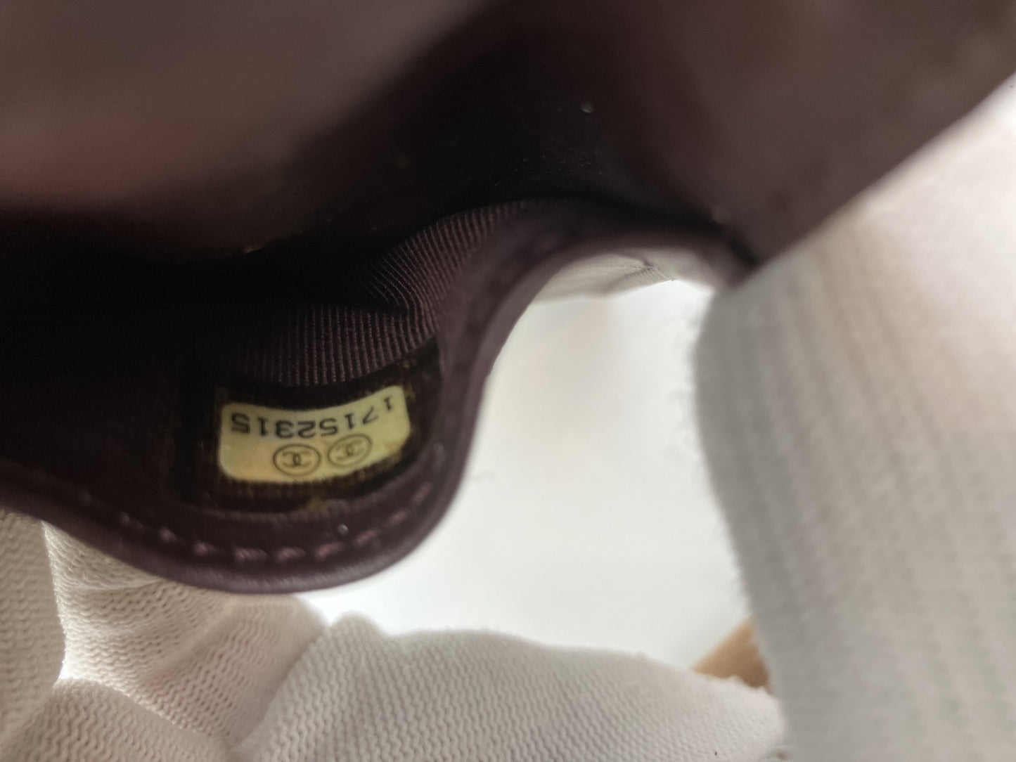 Chanel Phone Case Black Caviar Skin 12.8×6.8×1.5cm Quilted Leather with Serial Sticker Made in France