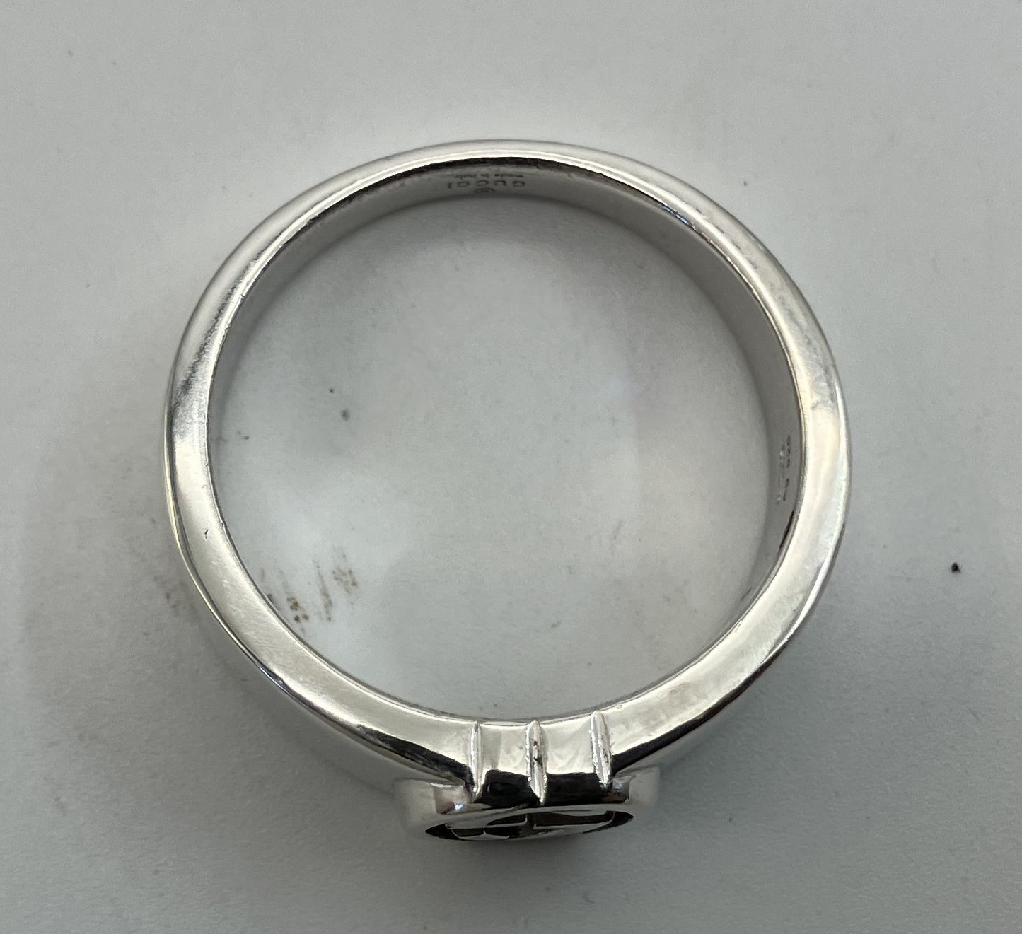 GUCCI Interlocking G Ring (JP 22) (EU 62) (US 10.5) SV925 -