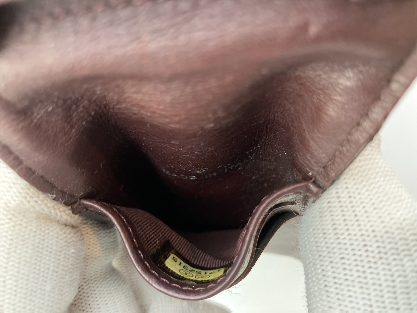 Chanel Phone Case Black Caviar Skin 12.8×6.8×1.5cm Quilted Leather with Serial Sticker Made in France