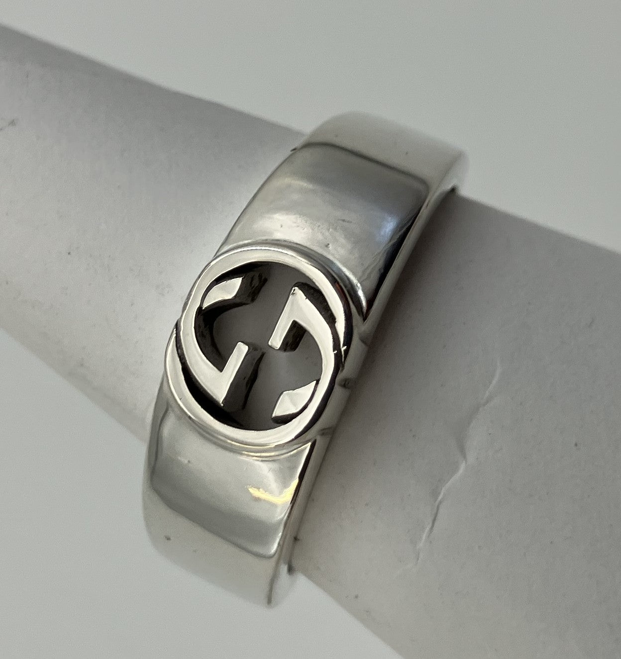 GUCCI Interlocking G Ring (JP 22) (EU 62) (US 10.5) SV925 -