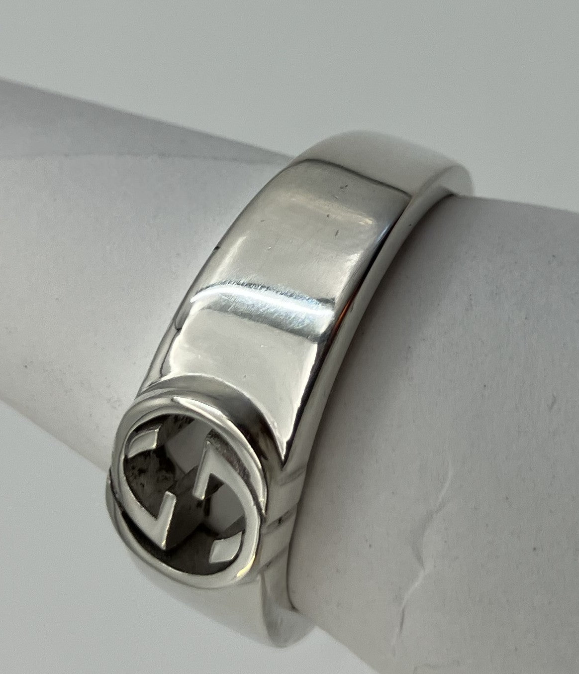 GUCCI Interlocking G Ring (JP 22) (EU 62) (US 10.5) SV925 -