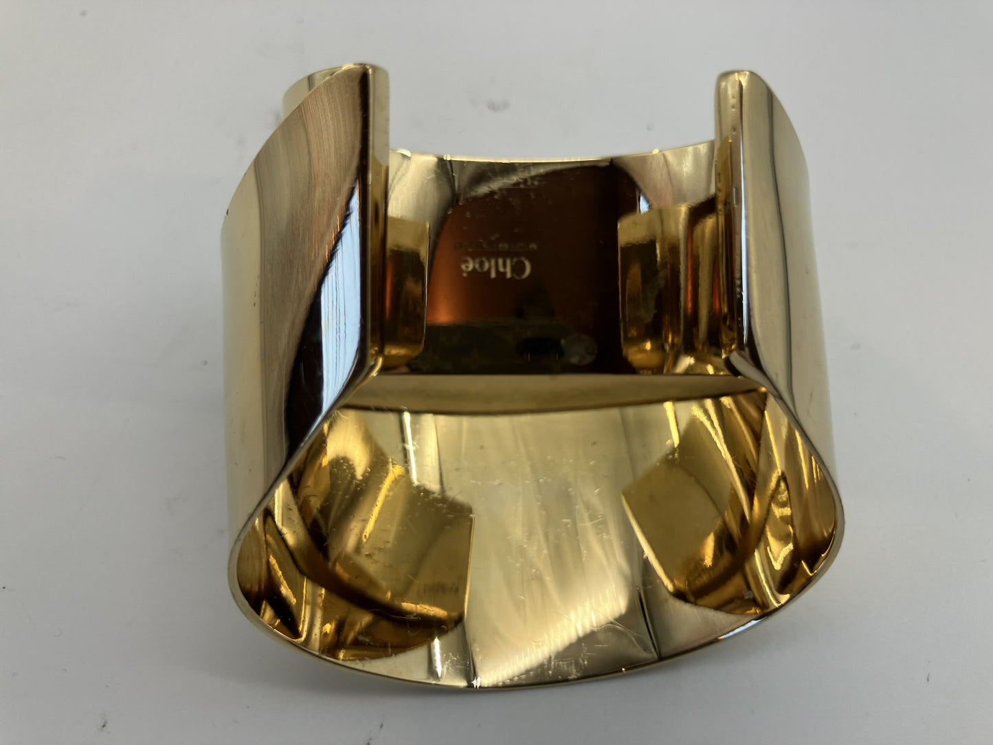 chloe 93.5g bracelet bangle gold GP