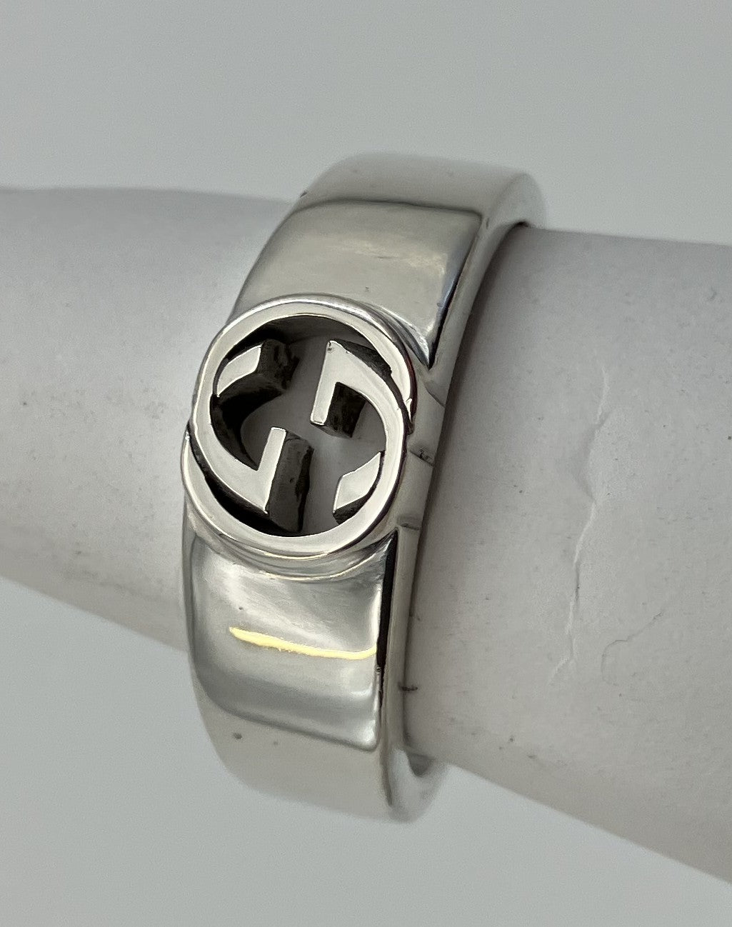 GUCCI Interlocking G Ring (JP 22) (EU 62) (US 10.5) SV925 -