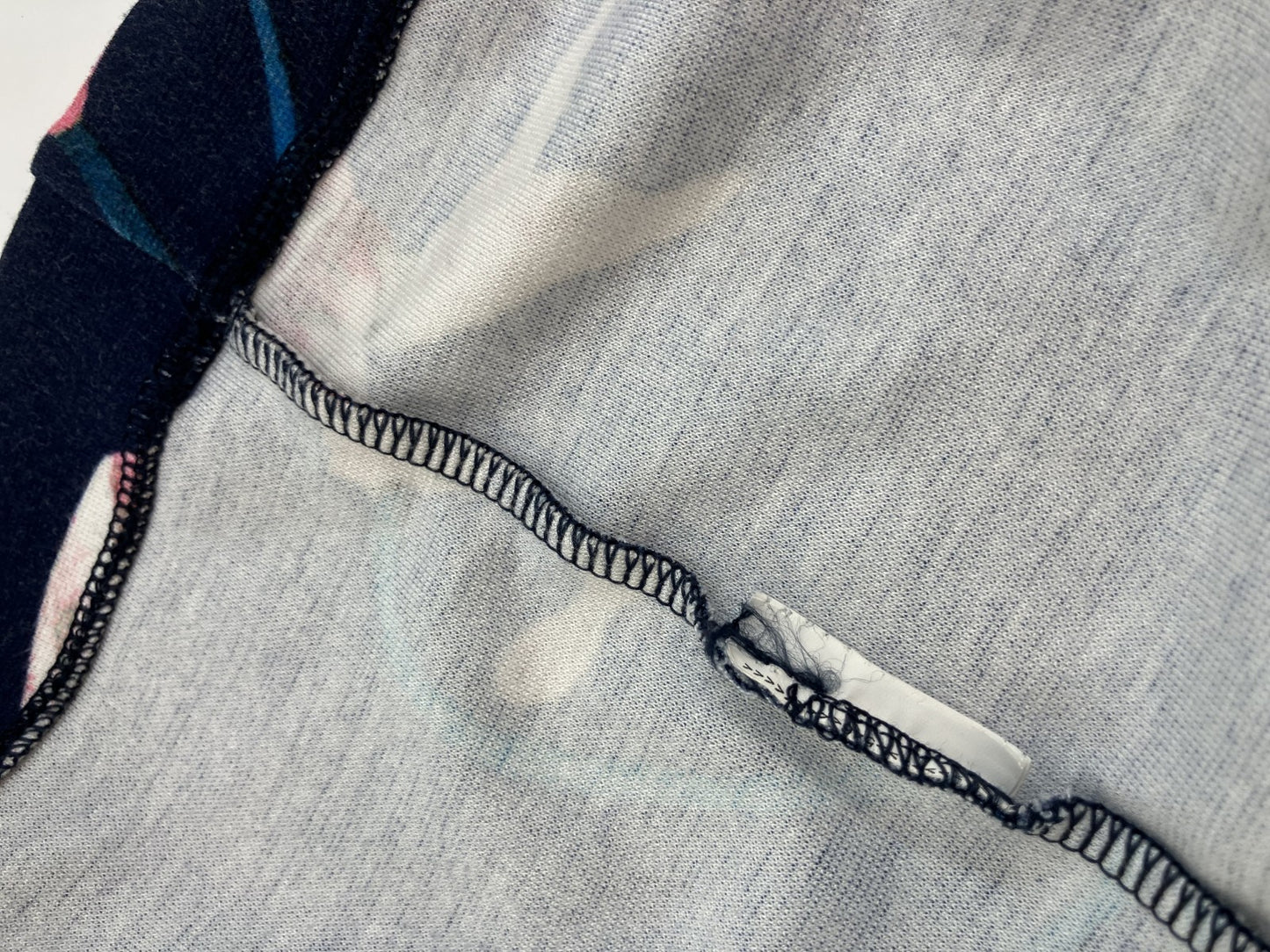 [Wearing picture included] ERDEM Navy x Pink Floral Print Bodycon Dress S-M Size