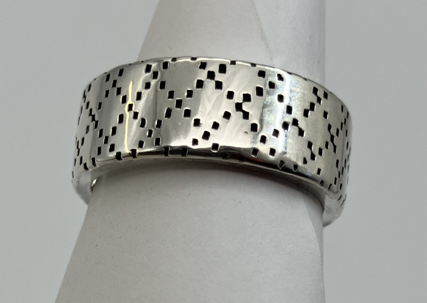 GUCCI Diamantissima SV925 Ring (JP 21) (EU 61) (US 10) - 8 mm (0.31 inch) Wide -