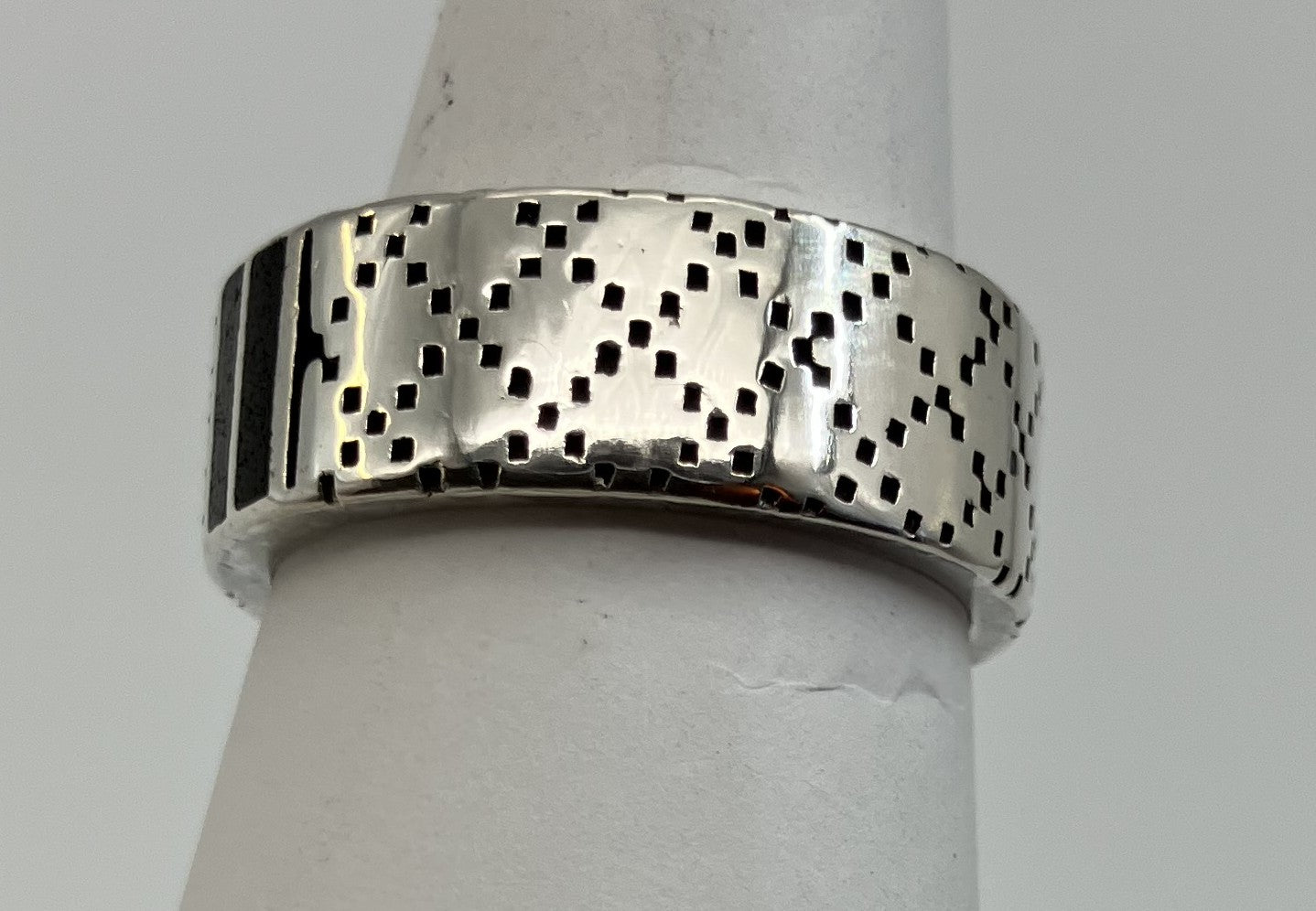 GUCCI Diamantissima SV925 Ring (JP 21) (EU 61) (US 10) - 8 mm (0.31 inch) Wide -