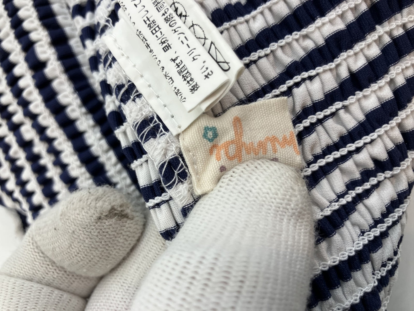 [Beautiful item] Tube top x wide cargo denim set, 2-piece set,