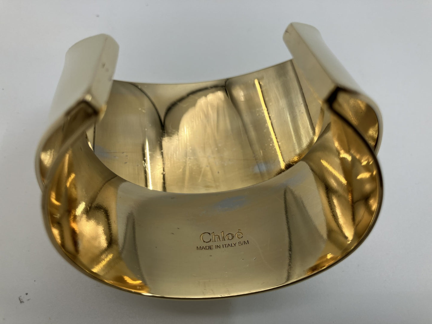 chloe 93.5g bracelet bangle gold GP