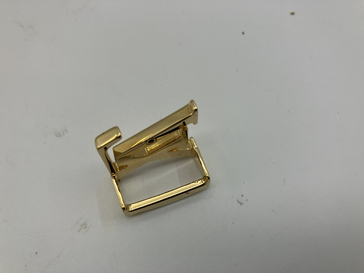 Louis Vuitton Belt Monogram Canvas Brown Gold Buckle 81cm x 2cm Made in Spain (Defect: Missing Bar)