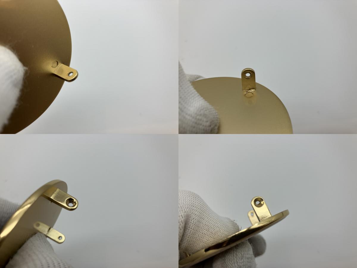 Louis Vuitton Belt White Canvas Leather Round Buckle 94cm x 4cm Made in France (Defect: Broken Buckle)