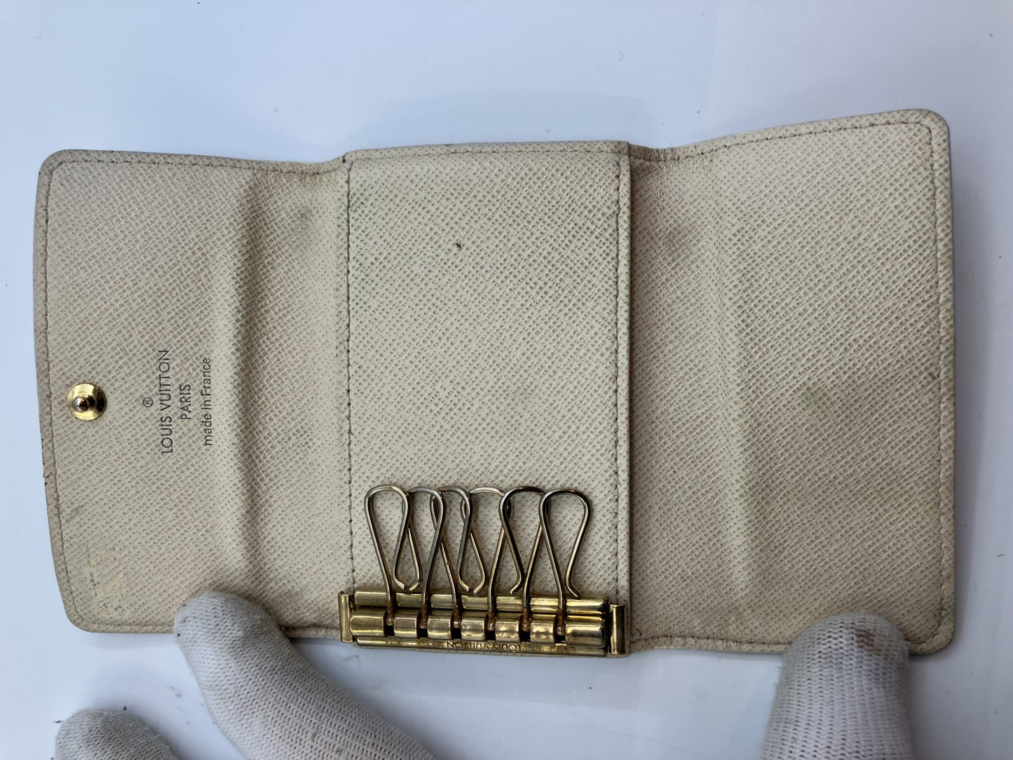 Louis Vuitton Damier Azur Multiclﾃｩs 6 Key Holder N61745 - CT4138 -