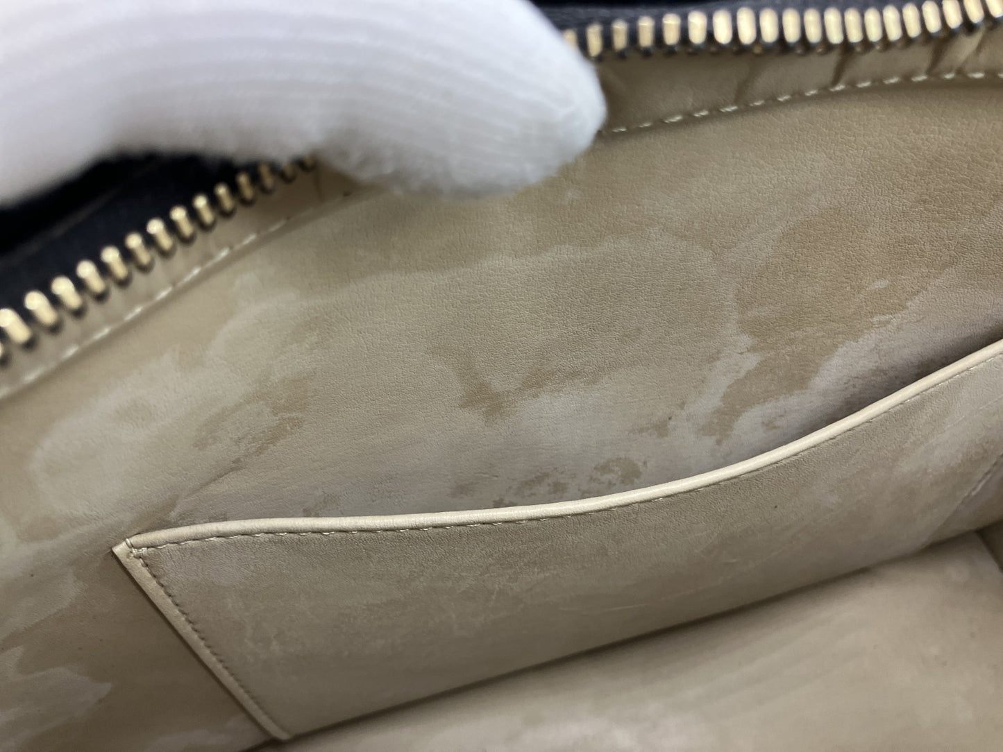 LOUIS VUITTON Vernis Tote Bag Black Recolored TH0051 Patent Leather