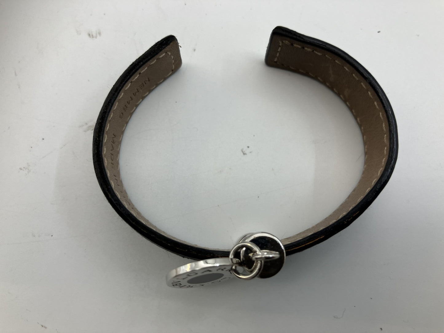 BVLGARI Bracelet/Bangle 18cm around the wrist Black & Silver