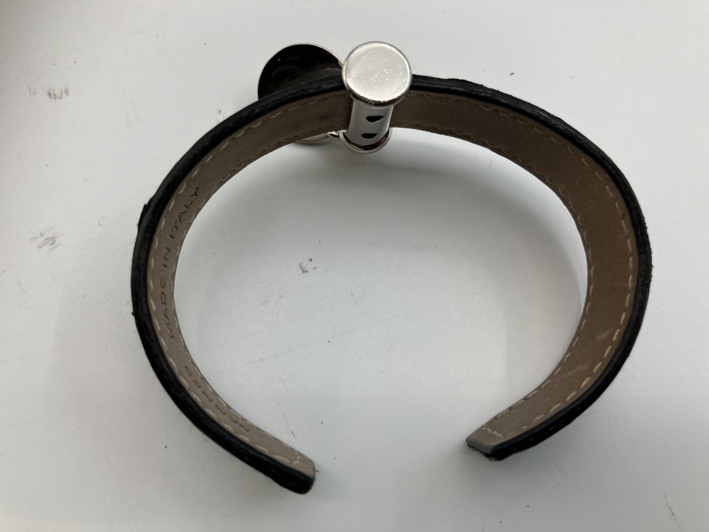 BVLGARI Bracelet/Bangle 18cm around the wrist Black & Silver