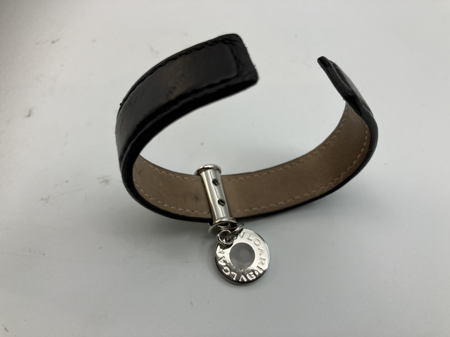 BVLGARI Bracelet/Bangle 18cm around the wrist Black & Silver