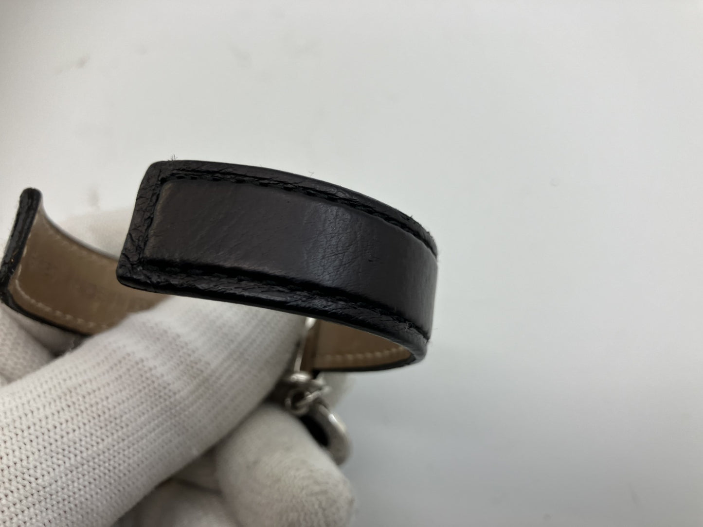 BVLGARI Bracelet/Bangle 18cm around the wrist Black & Silver