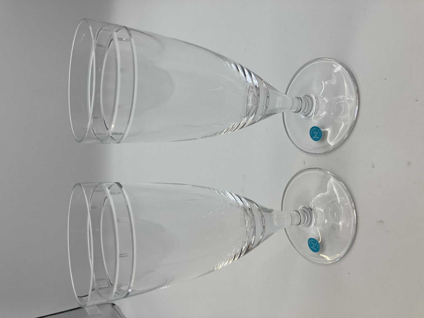 TIFFANY & Co. Beer Glass Pilsner Atlas 2-piece Set with Box
