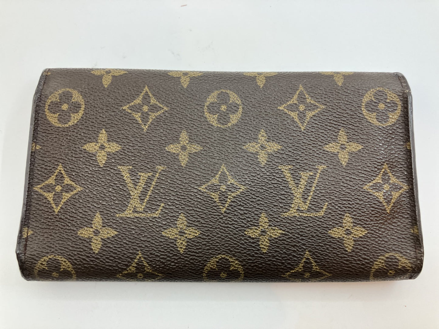 Louis Vuitton Monogram 3-fold long wallet Portefeuille International TH0977
