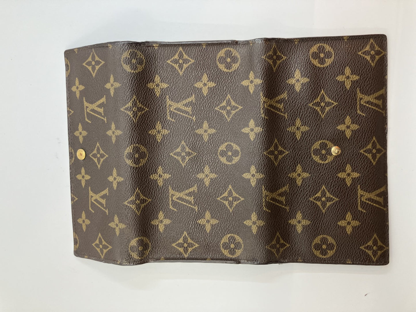 Louis Vuitton Monogram 3-fold long wallet Portefeuille International TH0977