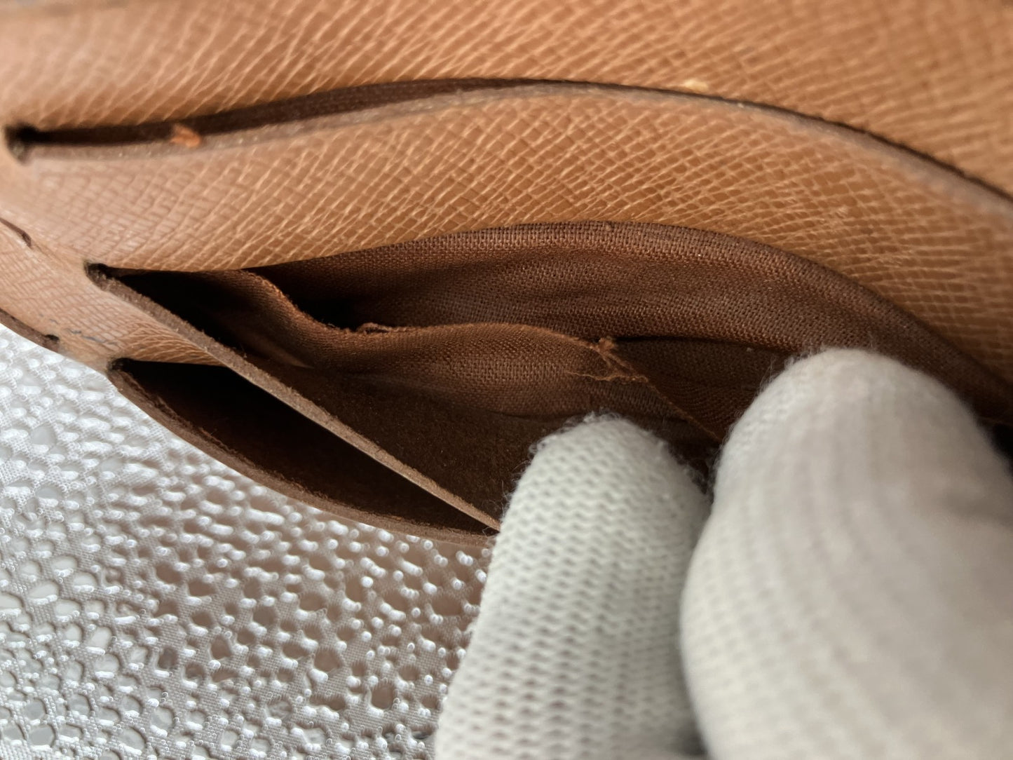 Louis Vuitton Monogram 3-fold long wallet Portefeuille International TH0977