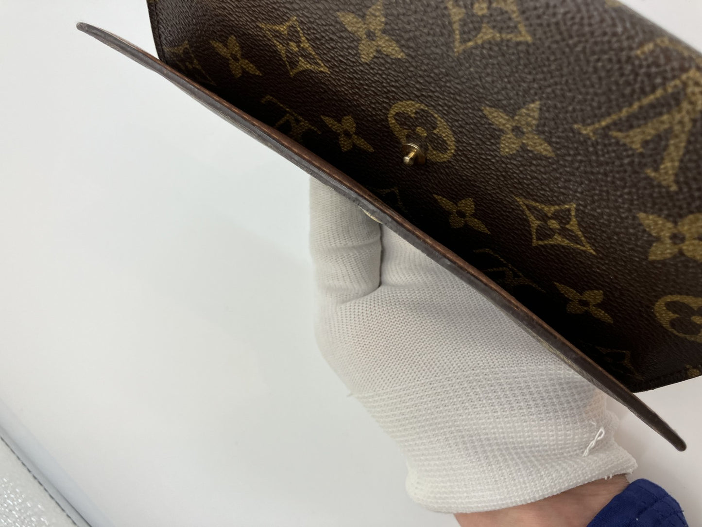 Louis Vuitton Monogram 3-fold long wallet Portefeuille International TH0977