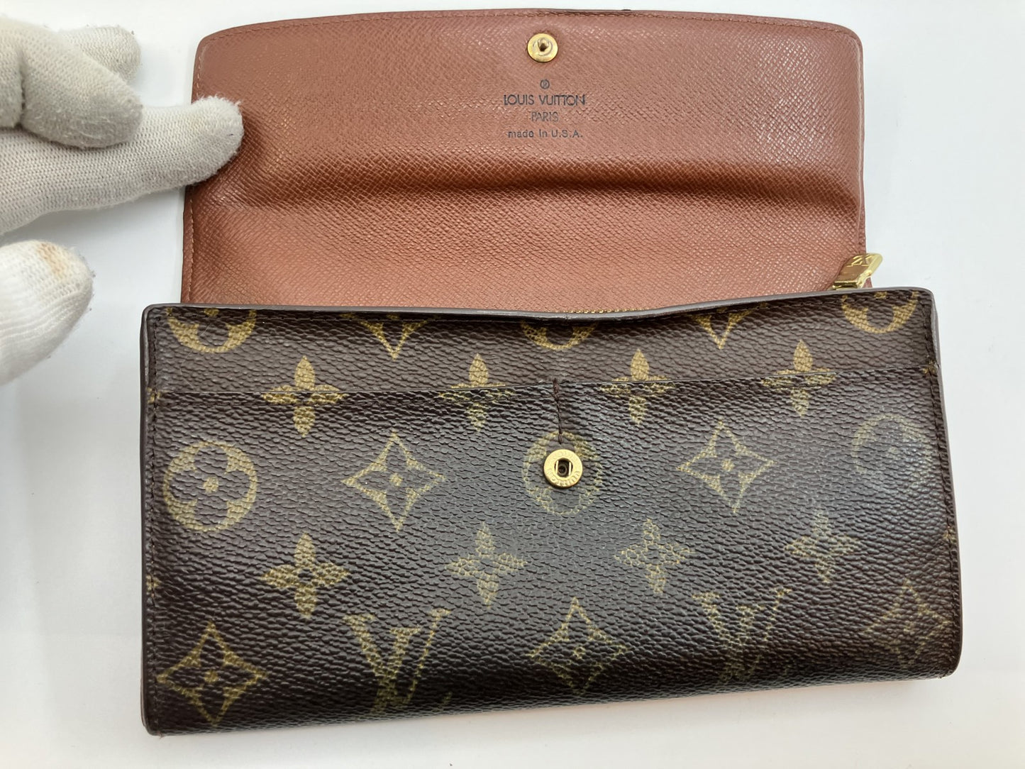 Louis Vuitton Long Wallet Monogram Pochette Porte-Monnaie Crﾃｩdits M61725 -