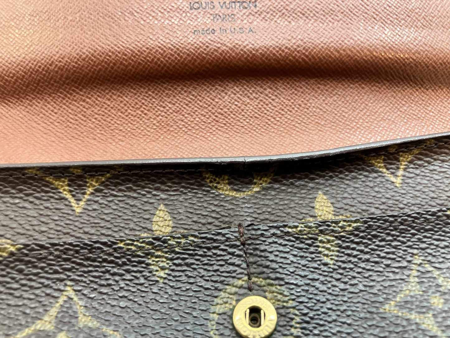 Louis Vuitton Long Wallet Monogram Pochette Porte-Monnaie Crﾃｩdits M61725 -