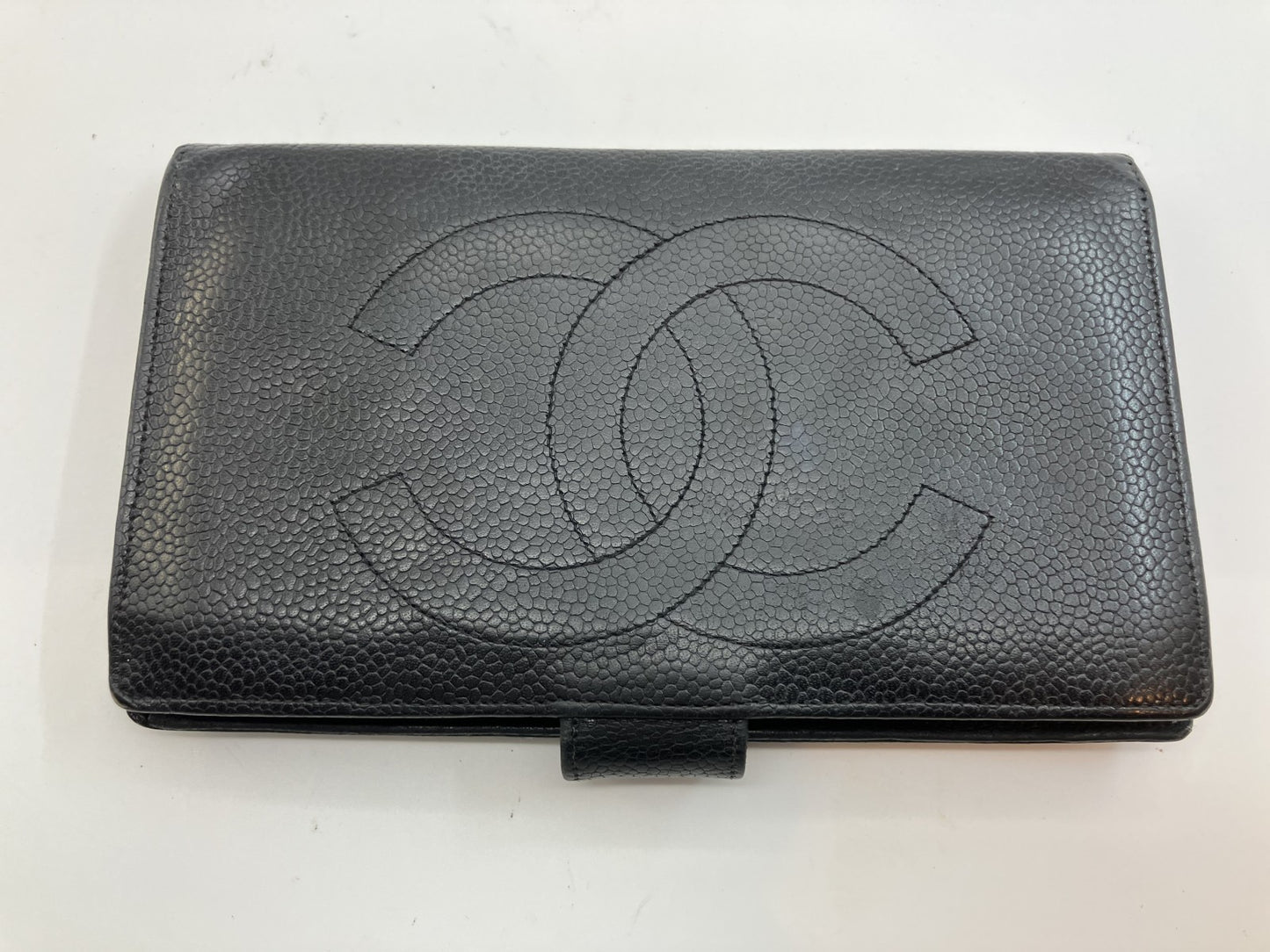 Chanel Caviar Skin Purse COCO Mark Black No. 4 4456605 Seal Included