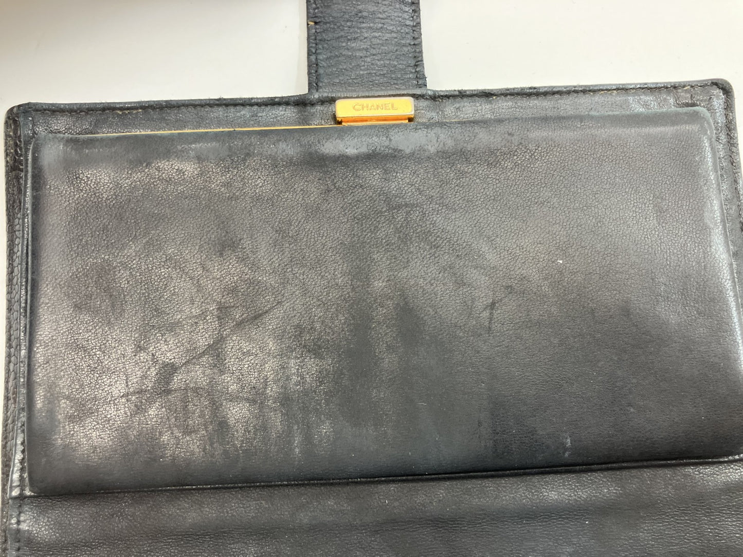 Chanel Caviar Skin Purse COCO Mark Black No. 4 4456605 Seal Included