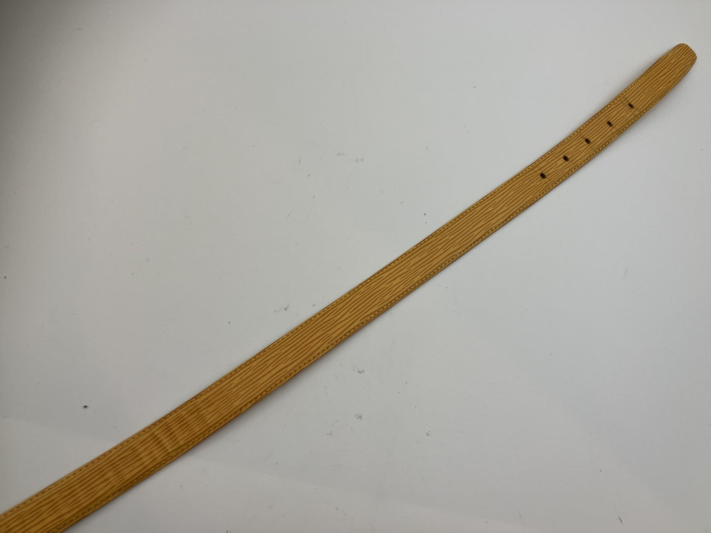 LOUIS VUITTON Santure Classic Belt R10051 CT1905 Total length 85cm Yellow