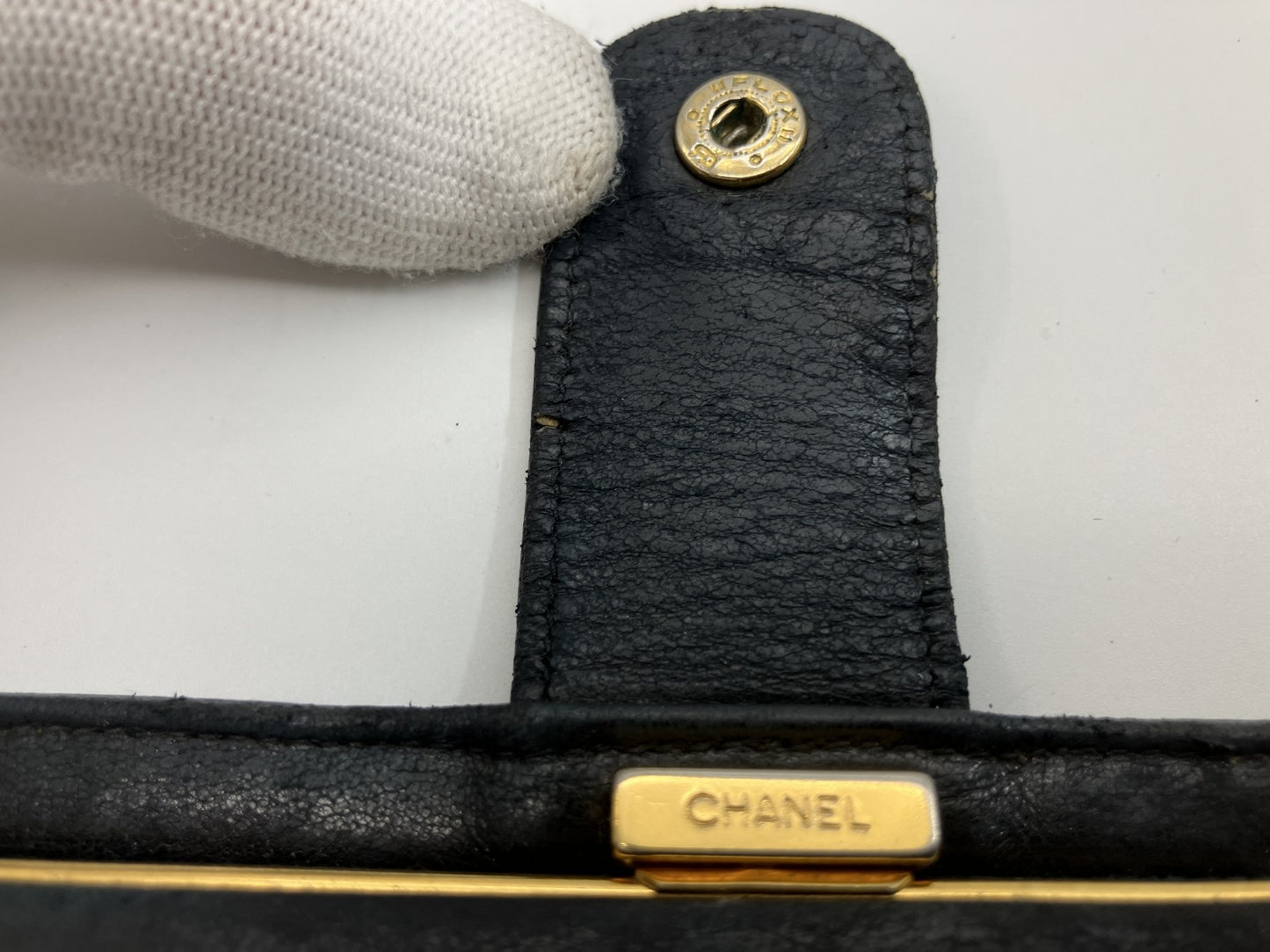 Chanel Caviar Skin Purse COCO Mark Black No. 4 4456605 Seal Included